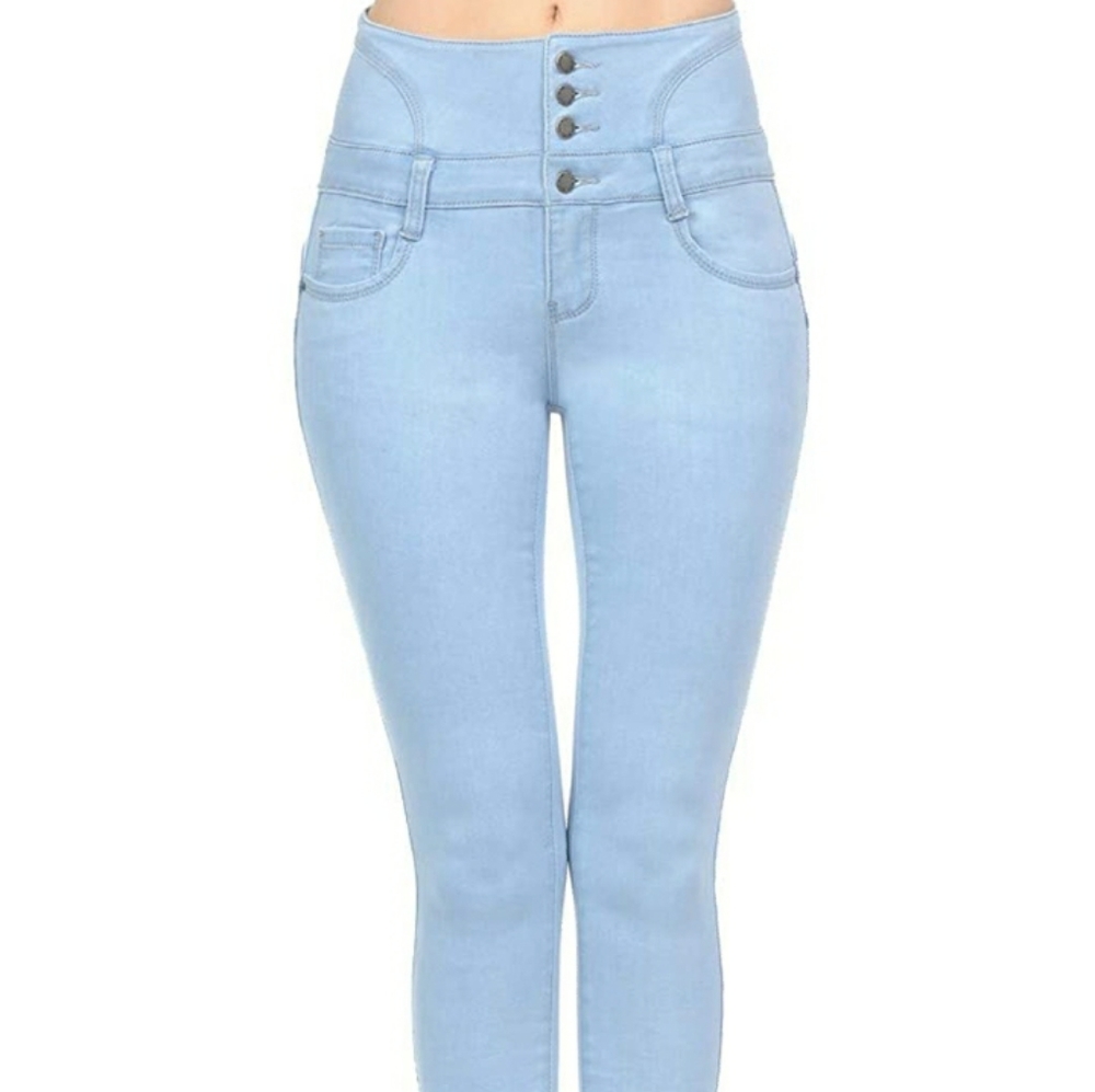 WAX JEANS "Butt I Love You" skinny high rise